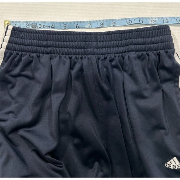 Adidas Track Pants Mens size Medium Navy Blue with 3 stripes - Picture 3 of 5